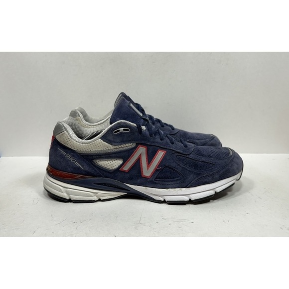 New Balance 990v4 Made in USA Navy Red M990BR4 Men's Size 13 Shoes